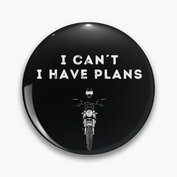 Item preview, I Can't I Have Plans Biker T-Shirt Gift designed and sold by NostalgicLatin.