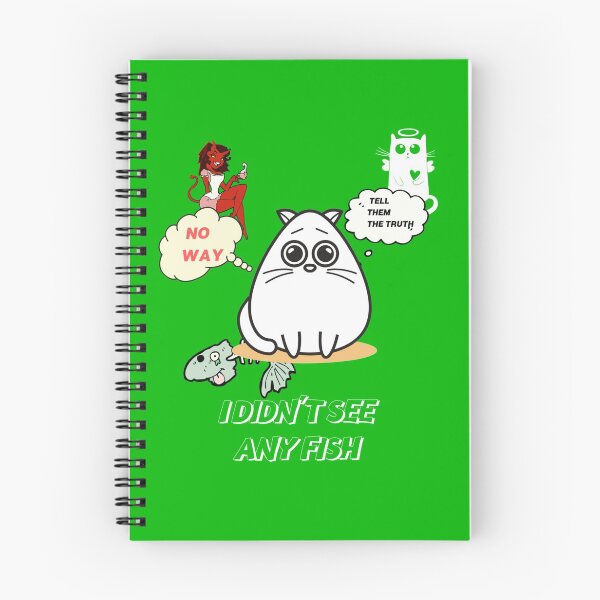 Item preview,  Cat Humor-I Didn't See Any Fish designed and sold by TeesFashion.