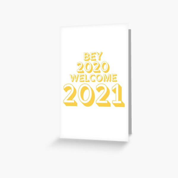 Item preview, Bye 2020 Welcome 2021 - Simple Text designed and sold by PandaSoul.