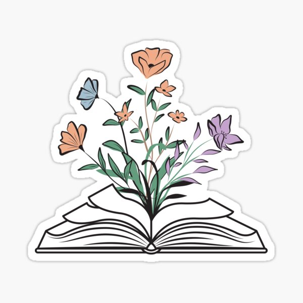 STICKERS BOOK FLOWERS