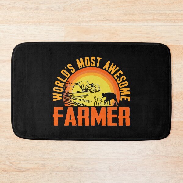 Item preview, World's Most Awesome Farmer designed and sold by mteehut.