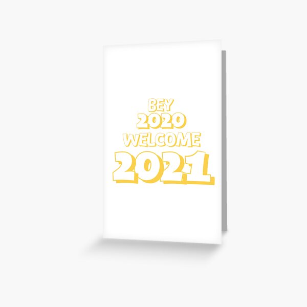 Item preview, Bye 2020 Welcome 2021 - Simple Text designed and sold by PandaSoul.