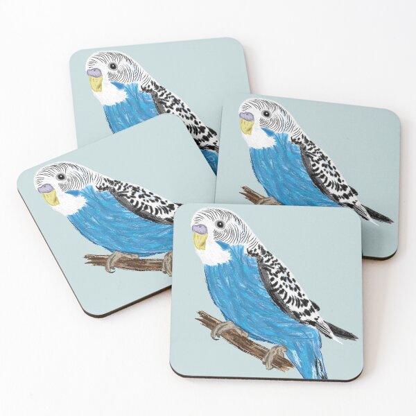 Item preview, Nice Artwork showing a Blue Budgie III designed and sold by JD's Shop.