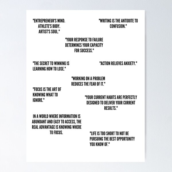 Item preview, Atomic Habits Productivity Quotes designed and sold by RareLoot19.