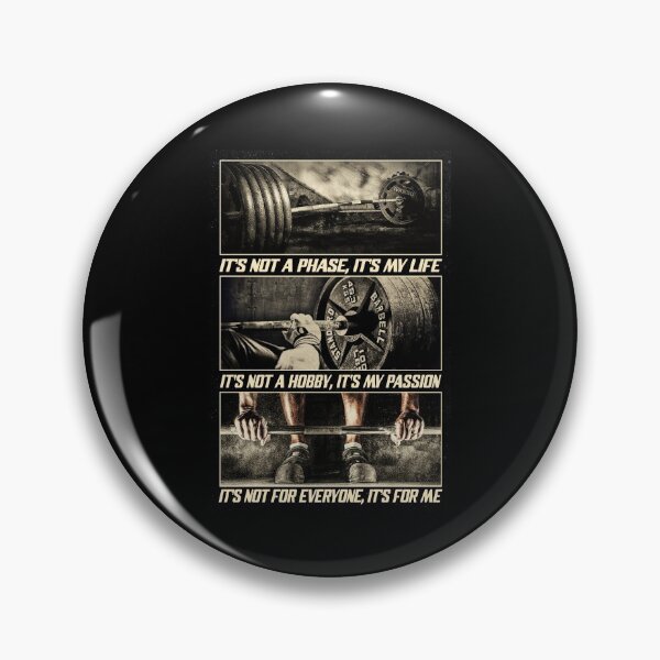 Item preview, The Barbell It's Not A Phase, It's My Life It's Not A Hobby Gift Lift The Weight designed and sold by Susanspy007.