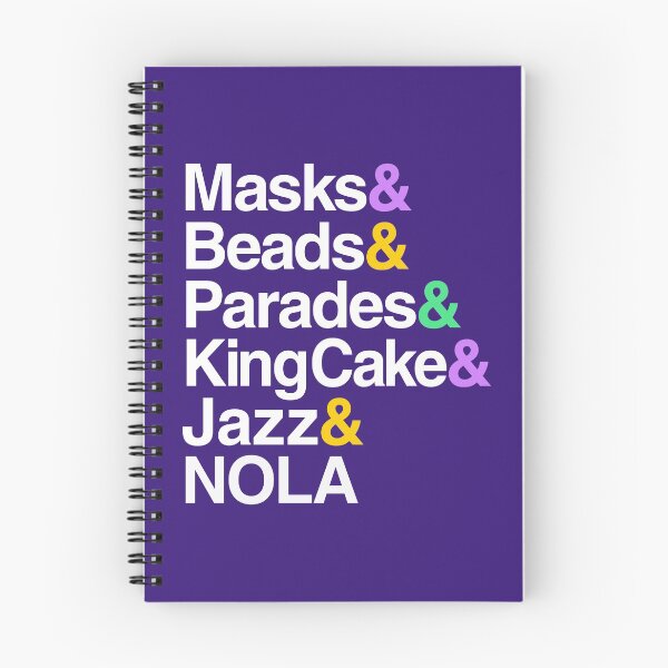 Item preview, Marti Gras Helvetica (Masks, Beads, Parades, King Cake, NOLA) designed and sold by BootsBoots.