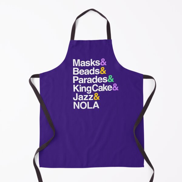 Item preview, Marti Gras Helvetica (Masks, Beads, Parades, King Cake, NOLA) designed and sold by BootsBoots.