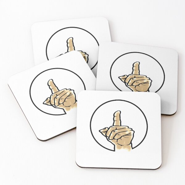 Item preview, fingers in black circle designed and sold by frankuffmann.