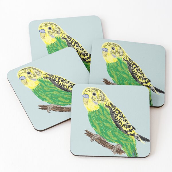 Item preview, Nice Artwork showing a Yellow Budgie III designed and sold by JD's Shop.