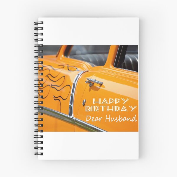 Item preview, Orange Hot rod, Happy birthday Husband. designed and sold by Mary Taylor.