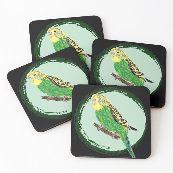 Item preview, Nice Artwork showing a Yellow Budgie IV designed and sold by JD's Shop.