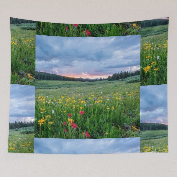 Item preview, flower field  designed and sold by fatimaadraws.