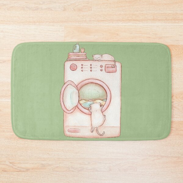 Item preview, Kittens in a washing machine - Cats & Laundry designed and sold by Denise, Denisn't.