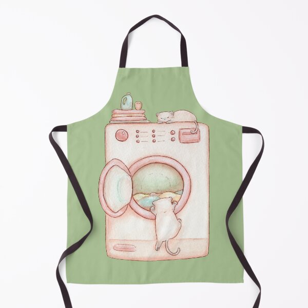 Item preview, Kittens in a washing machine - Cats & Laundry designed and sold by Denise, Denisn't.