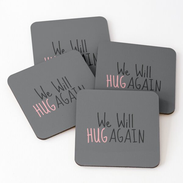 Item preview, We Will Hug Again Quote designed and sold by ProtonProject.