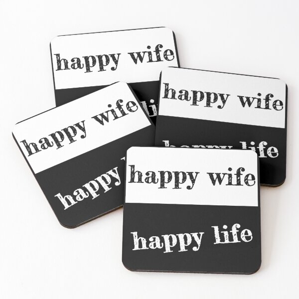 Item preview, Marriage Happy Wife Happy Life designed and sold by clairesartworks.