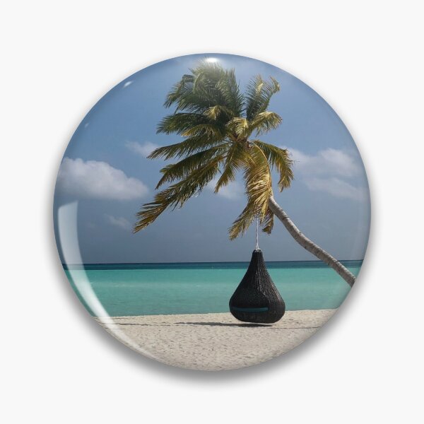 Item preview, Palm tree beach bridge designed and sold by Think-Kitten.
