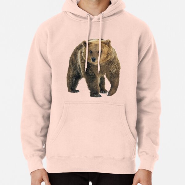 Brown Bear Logo Pullover Hoodie