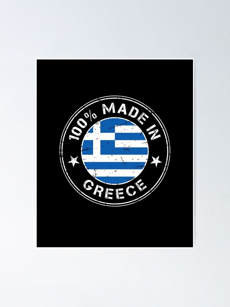 Poster Griechische Flagge