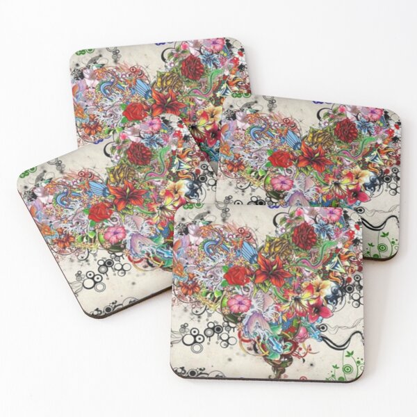 Item preview, Flowers in heart designed and sold by Martinhart.