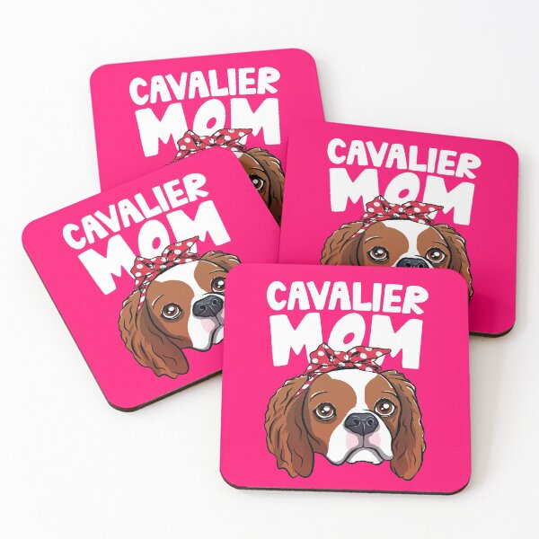 Item preview, Retro Cavalier King Charles Spaniel Dog Mom designed and sold by MrEddie10.
