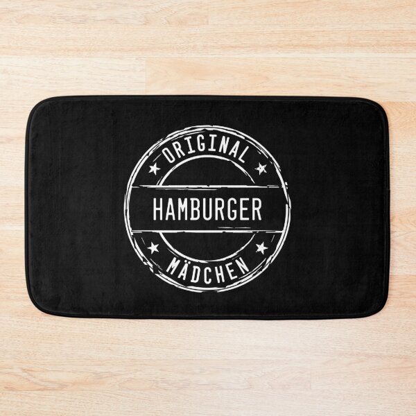 Item preview, Hamburger girl woman stamp designed and sold by GeogDesigns.