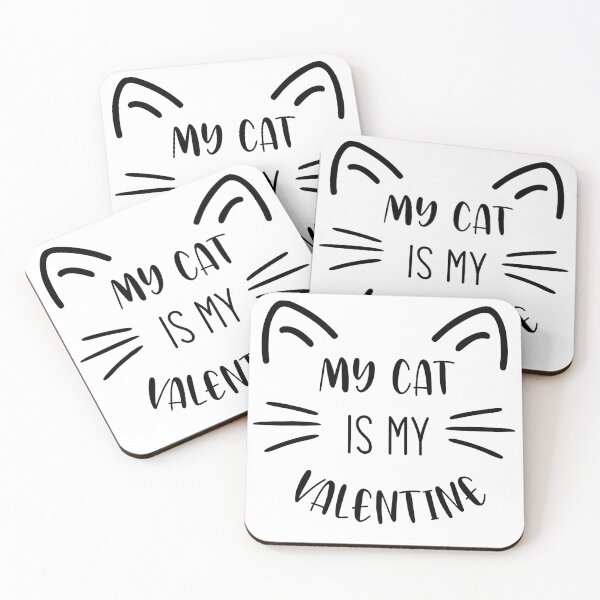 Item preview, My cat is my valentine designed and sold by nalo2.