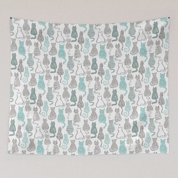 Item preview, Kitty Pattern! designed and sold by DoodleDashCollective.
