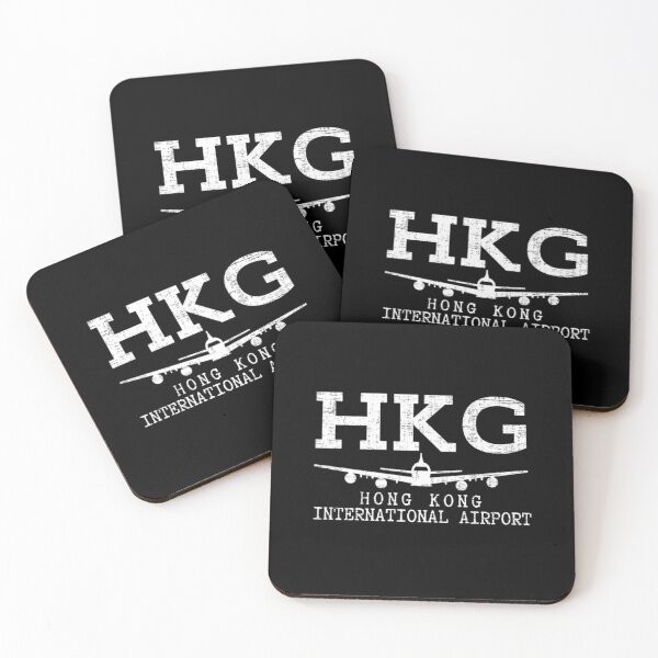 Item preview, HKG Hong Kong International Airport IATA Code Vintage designed and sold by Hoiho Adventure Shirts.