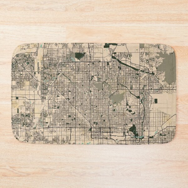 Item preview, Phoenix City Map of Arizona, USA - Vintage designed and sold by deMAP.