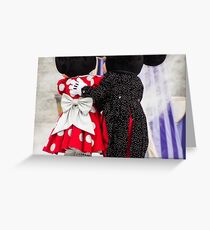 Mickey and Minnie Greeting Card