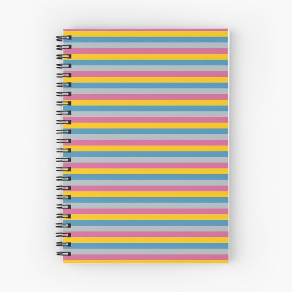 Item preview, Colourful Stripes Minimal Pattern (Grey Pink Yellow Blue) designed and sold by TalBright.