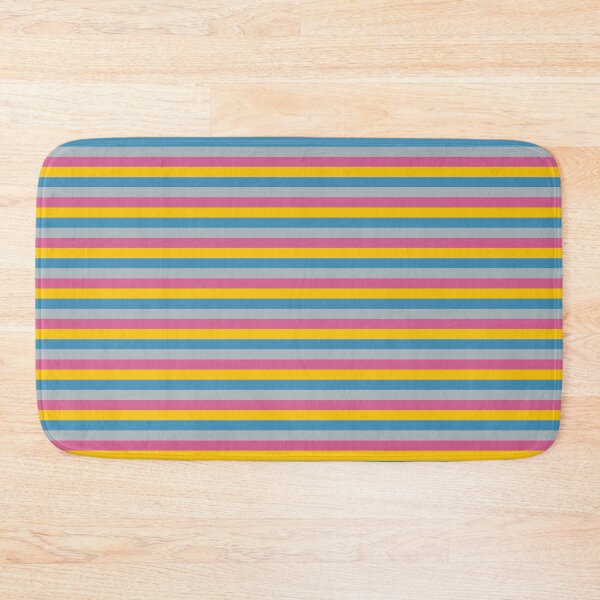 Item preview, Colourful Stripes Minimal Pattern (Grey Pink Yellow Blue) designed and sold by TalBright.