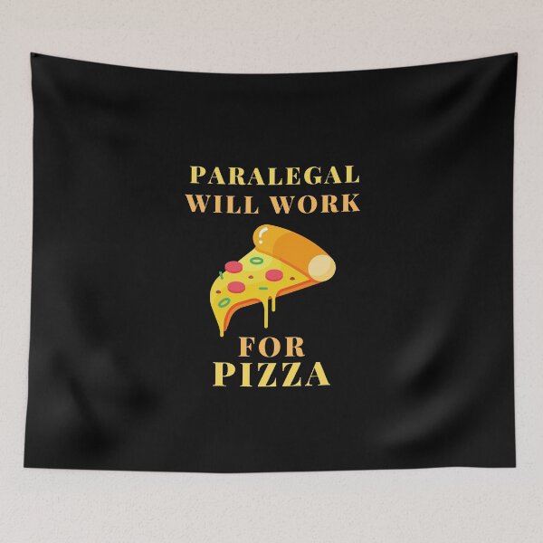 Item preview, paralegal pizza designed and sold by SnowballStep.
