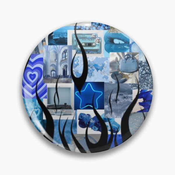 Item preview, The Blues Flame Collage  designed and sold by Ajcollages.
