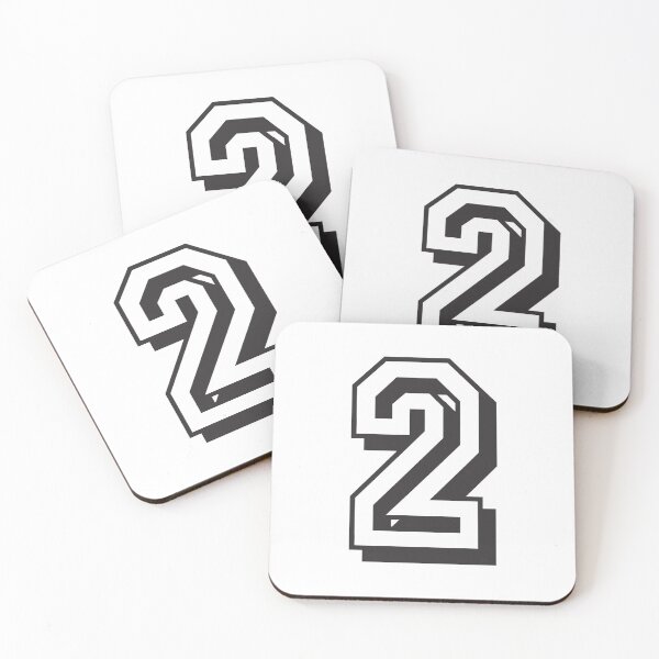 Item preview, 2 number college font designed and sold by GeogDesigns.