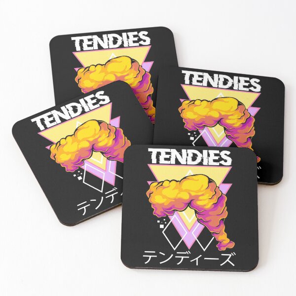 Item preview, Vaporwave Art - Tendies Chicken Tenders Japanese Kanji Aesthetic Glitch designed and sold by Hitagivapor.