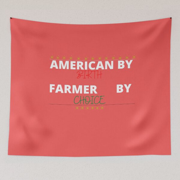 Item preview, American By Birth Farmer By Choice designed and sold by Dioryy.