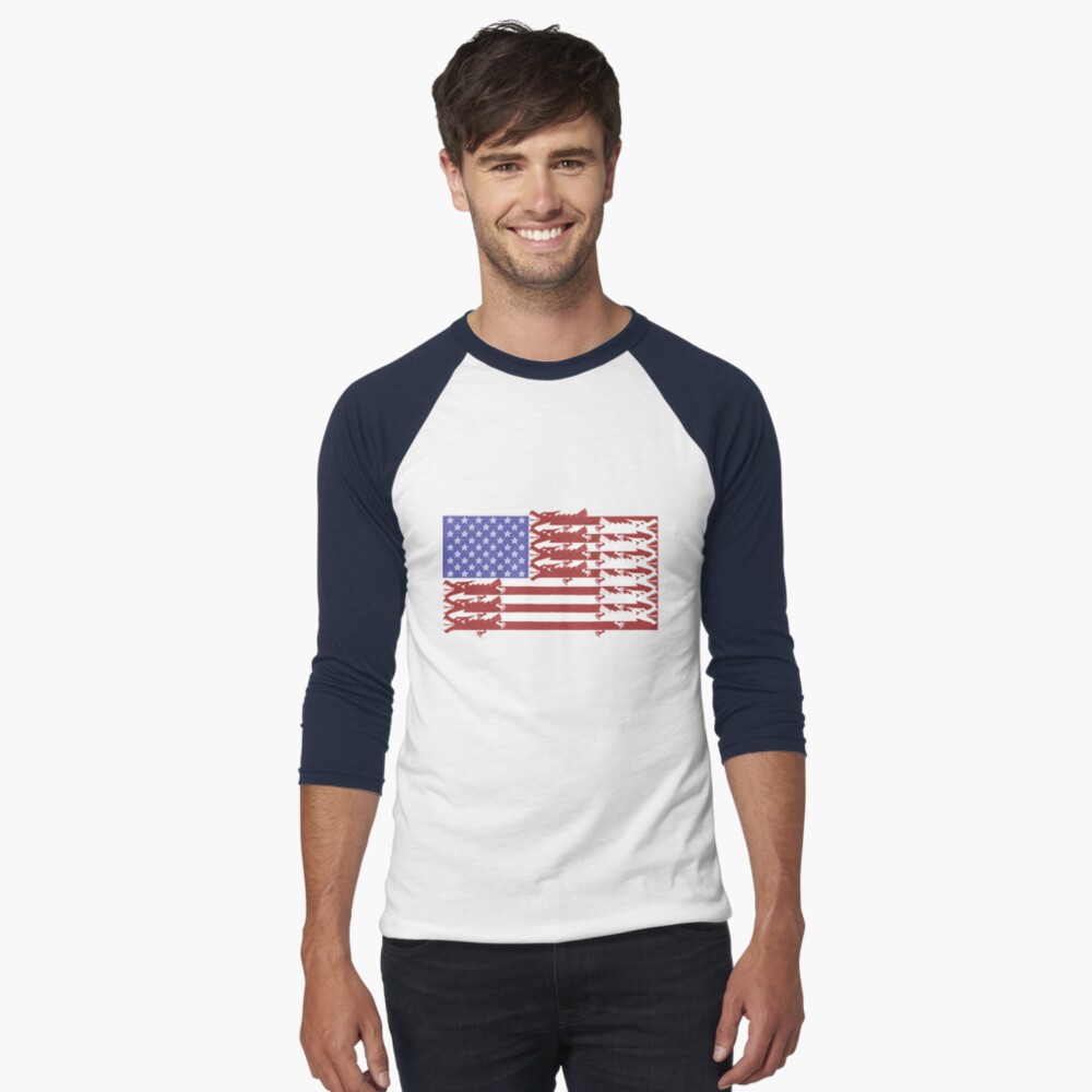 Item preview, Baseball ¾ Sleeve T-Shirt designed and sold by TadPatterson.