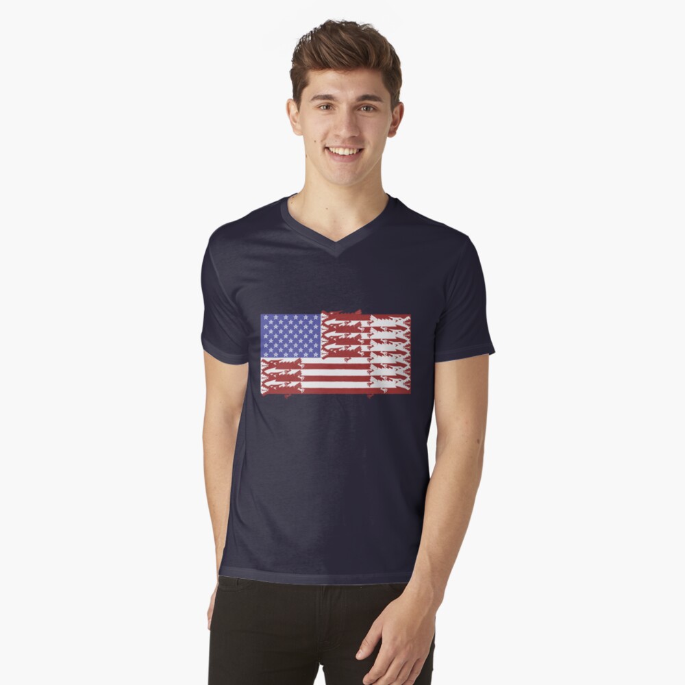 Item preview, V-Neck T-Shirt designed and sold by TadPatterson.