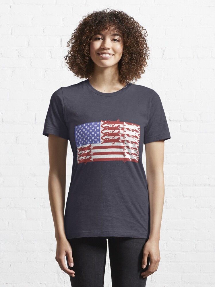 Thumbnail 6 of 7, Essential T-Shirt, Ye Olde Glory designed and sold by TadPatterson.
