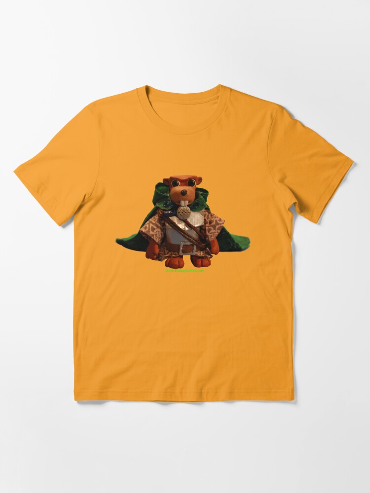 Alternate view of Lucky the Beaver Knight Essential T-Shirt
