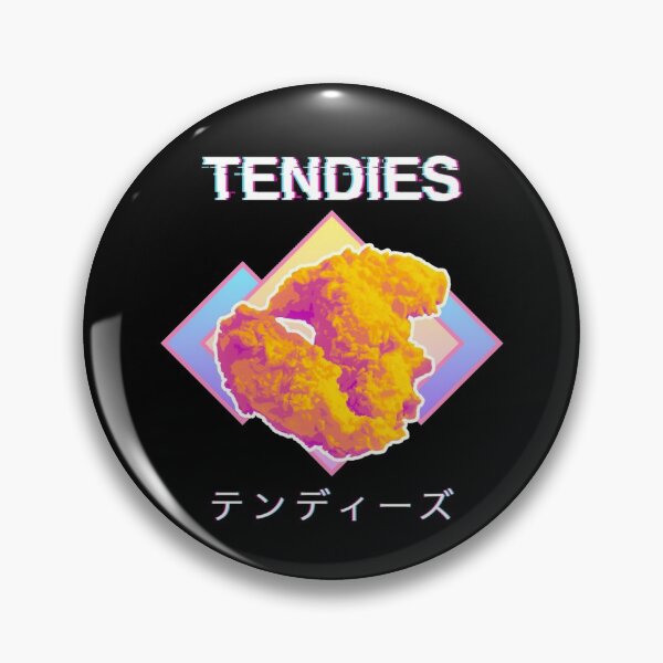Artikelvorschau, Vaporwave Art - Tendies Chicken Tenders Japanischer Kanji-Ästhetikfehler entworfen und verkauft von Hitagivapor.