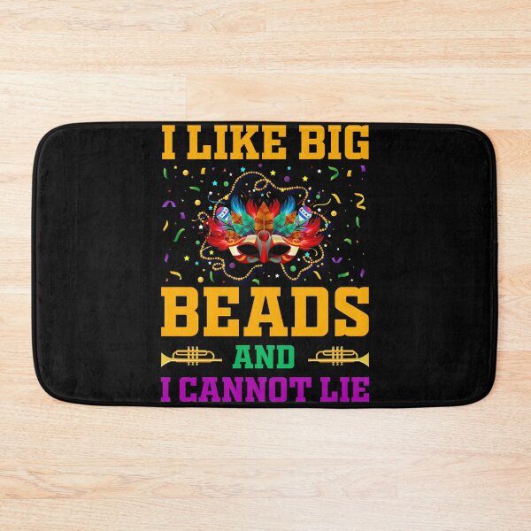 Item preview, I Like Big Beads And I Can Not Lie Funny Mardi Gras Gifts designed and sold by topdesignarts.