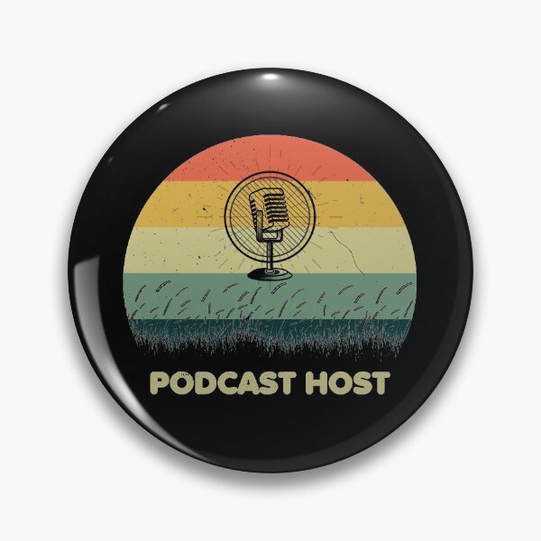 Artikelvorschau, Podcast Host Retro Style entworfen und verkauft von VintagePathway.