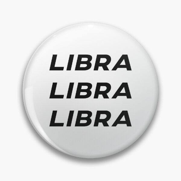Item preview, Libra Libra Libra Black Zodiac Sign Text designed and sold by Cefani Musk.