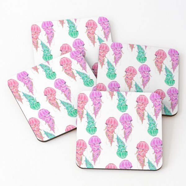 Item preview, Watercolor Floral Jellyfish designed and sold by Kinasart.