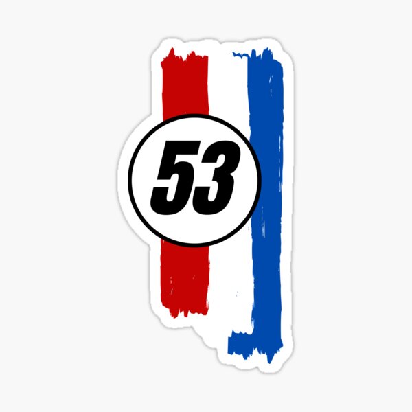 Herbie At Speed Sticker