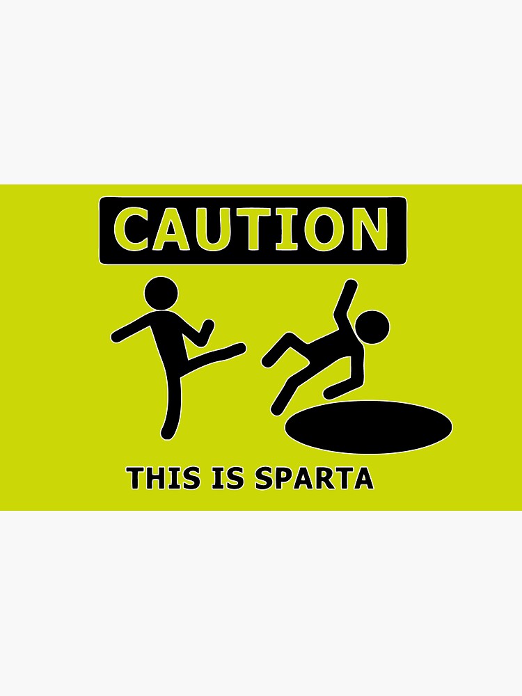 This is SPARTA! Sticker for Sale by NuttyRachy