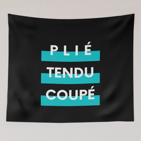 Item preview, Plie, Tendu, Ballet Terms designed and sold by danceink.